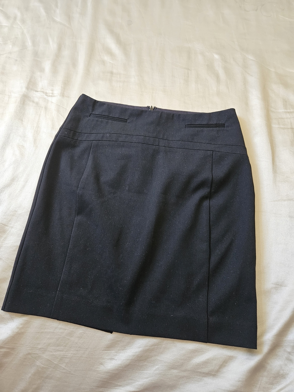 Express Black Tailored Pencil Skirt